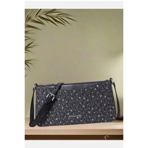 Michael Kors Black Star Print Crossbody Bag